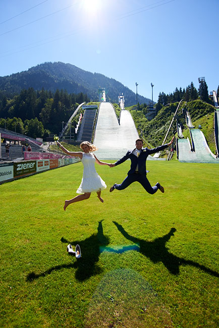 Hochzeitsfoto in Oberstdorf