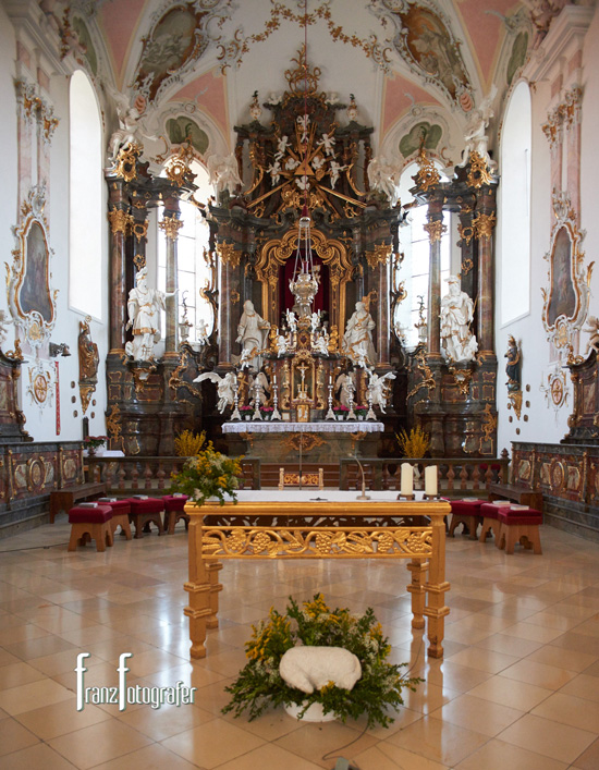 Hochzeitsfotografie ROKOKOKIRCHE ST. ULRICH - Hochzeitsfotograf