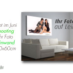 Angebot im Juni Fotoshooting und Ihr Foto auf Leinwand 2 Stck 40x60cm