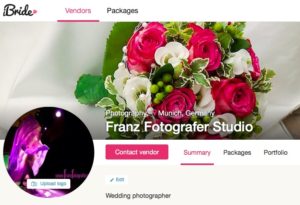 Franz Fotografer Studio auf iBride.com
