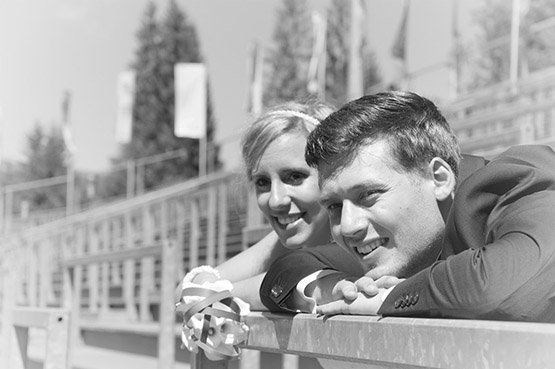Katja und André - sportlich Hochzeit in Oberstdorf mit Franz Fotografer Studio