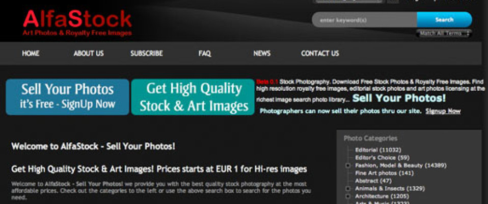 Sell Your Photos – AlfaStock.net